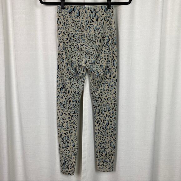 Varley Cream Blue&Black Century Animal Print Leggings Sz.XS - Picture 11 of 16